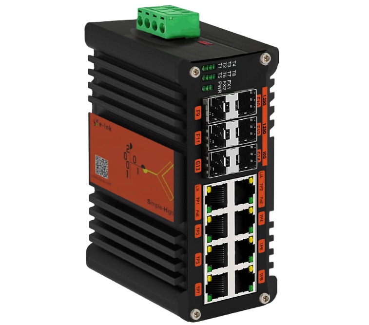Sfp+ 10G Managed Switch 8 Port - สวิตช์อุตสาหกรรม L2 Plus Managed 8 พอร์ต